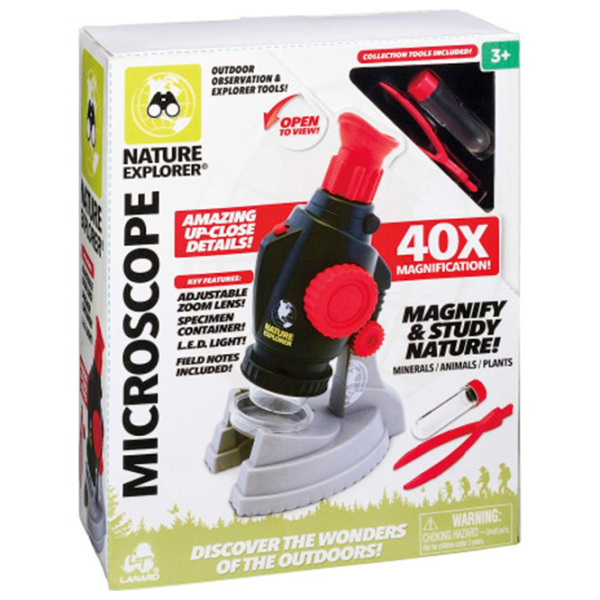 Игрушка Nature Explore Microscope 76066LT Черный 3+ photo 4