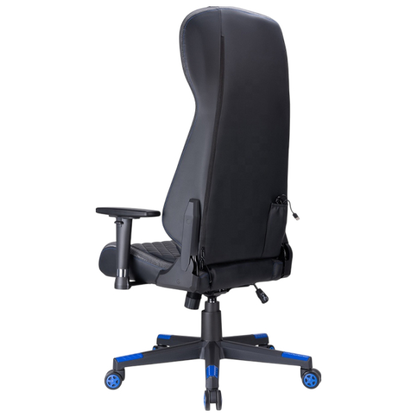 Scaun Gaming LUMI CH09-7 Black Blue  photo 3