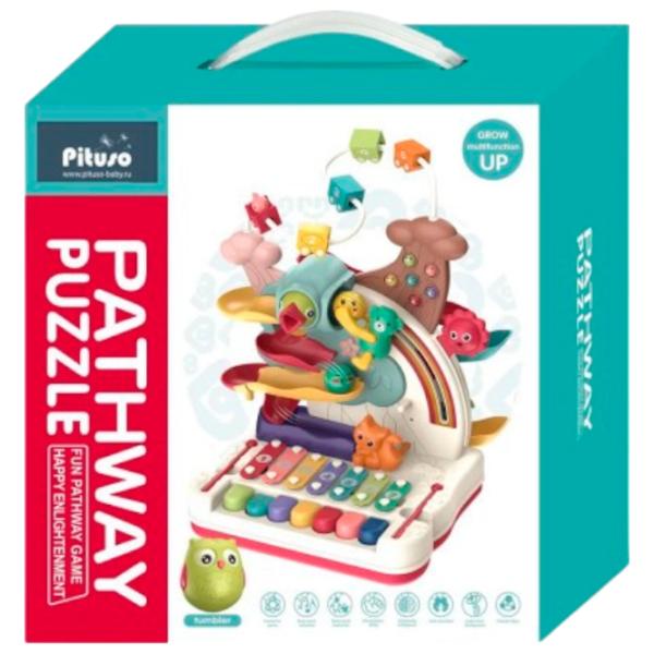 Jucărie interactivă Chipolino Puzzle game Funny animals DIG02468833 White 1.5+ photo 4
