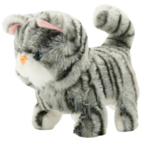 Интерактивная игрушка Pugs At Play Animals Zoe Walking Cat PAP09 Серый 3+