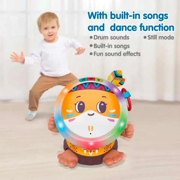 Jucărie interactivă Hola Toys Tobă dansatoare Orange 1.5+ photo 2