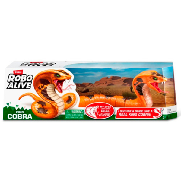 Интерактивная игрушка Zuru Roboalive Cobra 71137 Оранжевый 3+ photo 2