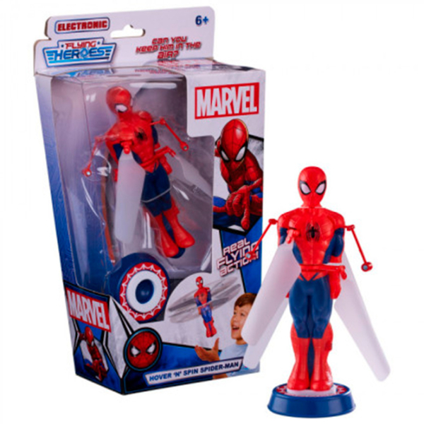 Интерактивная игрушка Flying Heroes Spider-Man Hover and Spin - Spider-Man F08132 Красный 6+ photo 5