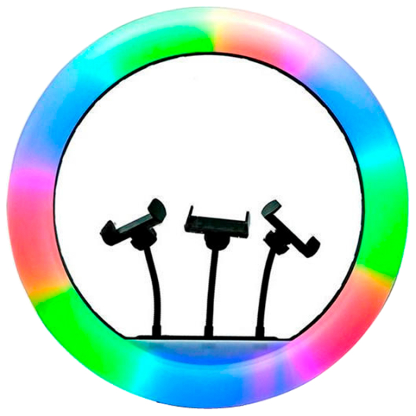 Штатив с круглой лампой Selfie Ring Light MJ56 560 мм Черный  photo 5