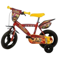 Bicicletă Dino Bikes 163 GLN 16" 16" Red Yellow Metal / Pentru copii