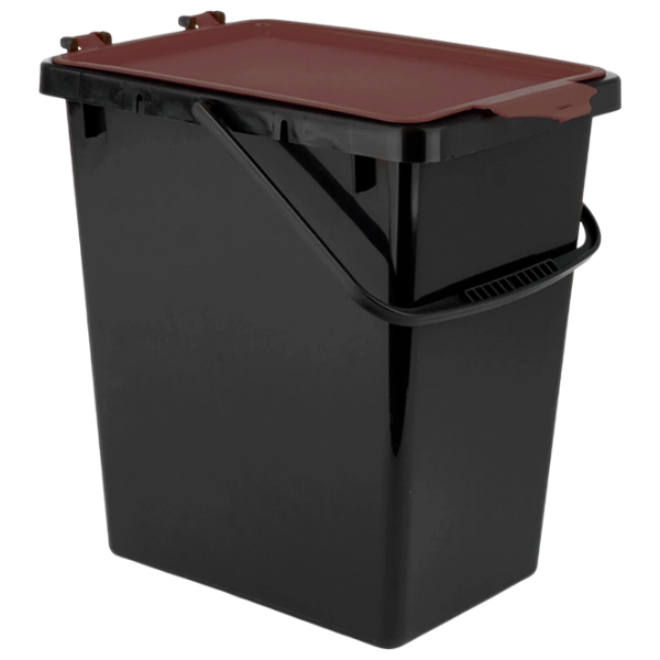 Мусорное ведро PPH Chadex 1269039 Black Brown Пластик, 11л photo 1