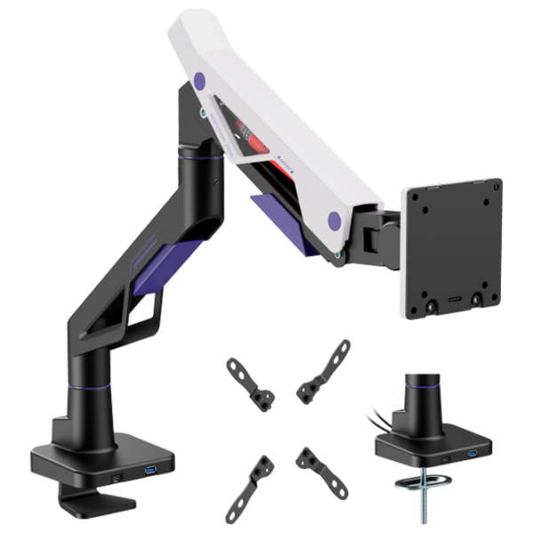 Кронштейн для монитора LUMI LDT95-C012UC Черный Белый VESA 100 x 200 мм photo 1