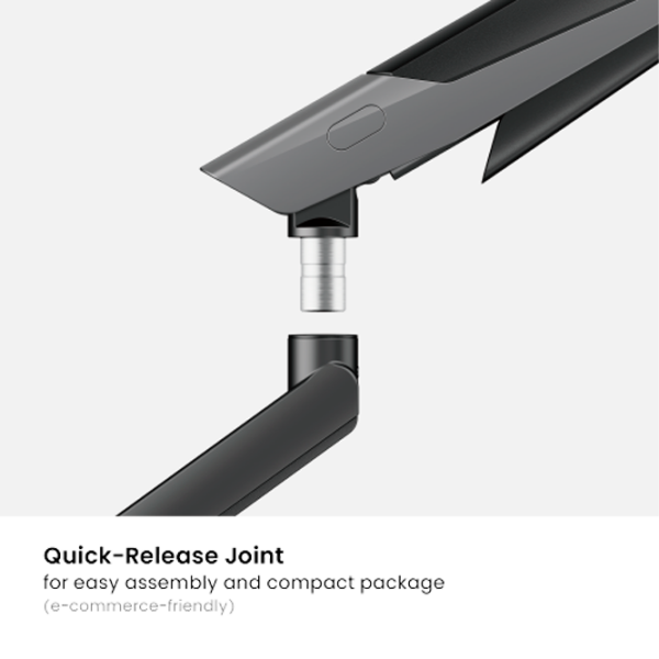 Suport pentru monitor LUMI LDT84-C012-KP01 Black VESA 100 x 100 mm photo 7