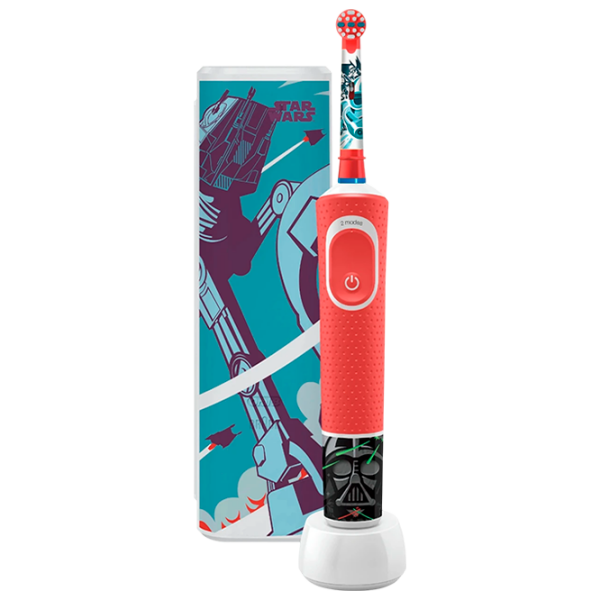 Зубная электрощетка Braun Kids D100 StarWars Красный  photo 2