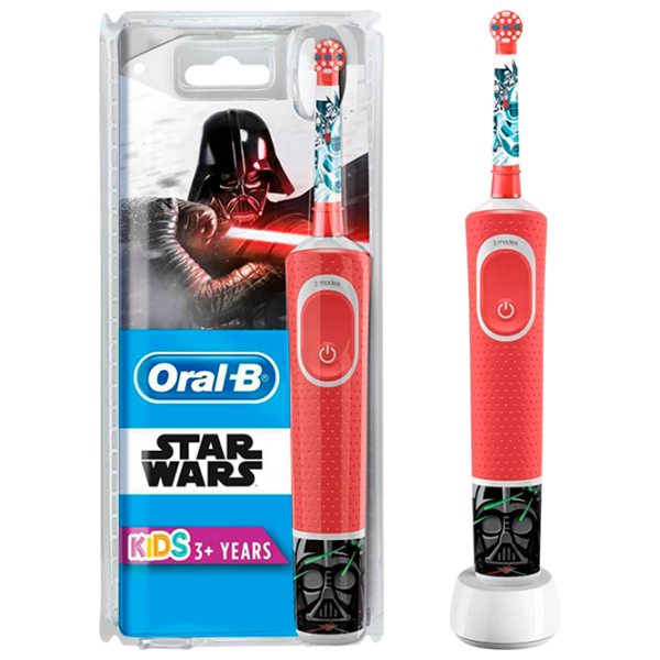 Зубная электрощетка Braun Kids D100 StarWars Красный  photo 5