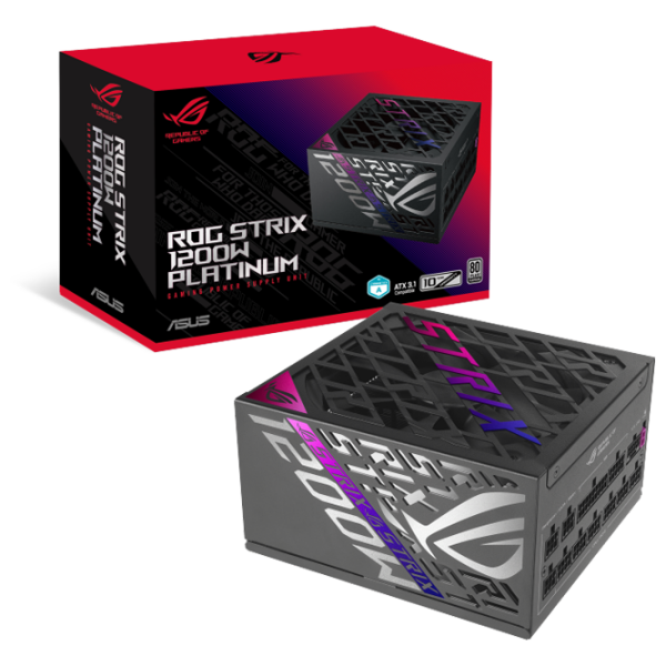 Блок питания Asus ROG Strix Gaming 80+ Platinum 1200 Вт Черный  photo 15