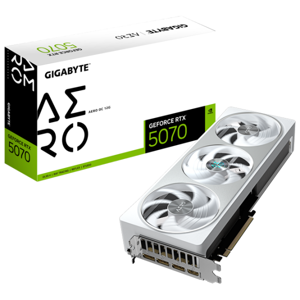 Видеокарта Gigabyte GeForce RTX 5070 AERO OC 12 ГБ PCI Express x16 5.0 photo 10