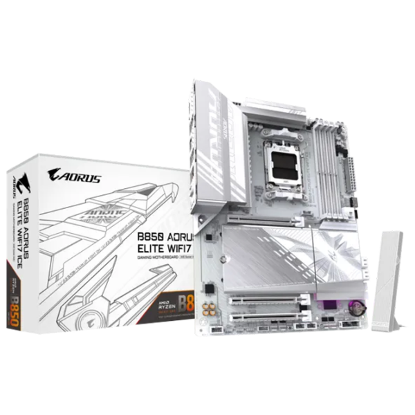 Placă de bază Gigabyte B850 A ELITE WIFI7 ICE ATX  photo 3