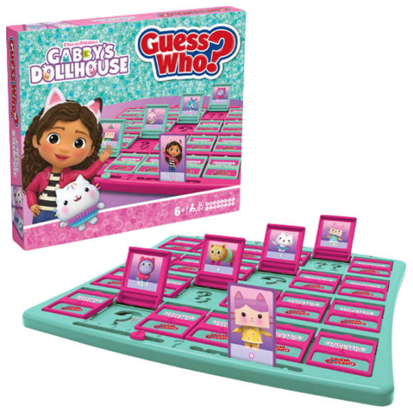 Настольная игра Winning Moves Guess Who? Gabby's Dollhouse Логическая игра, 6+