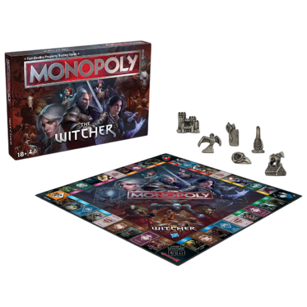 Joc de masă Winning Moves The Witcher Monopoly, 18+ photo 1