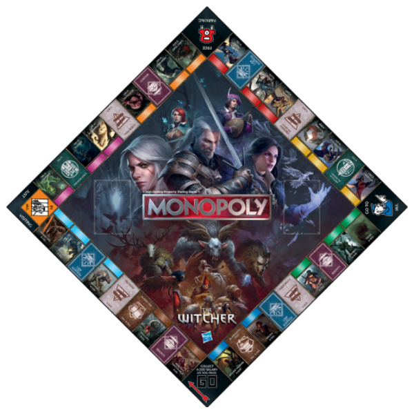 Joc de masă Winning Moves The Witcher Monopoly, 18+ photo 3