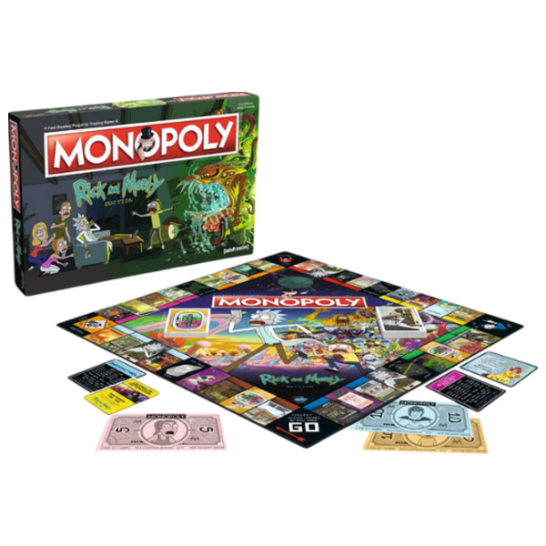 Joc de masă Winning Moves Rick and Morty Monopoly, 12+ photo 1