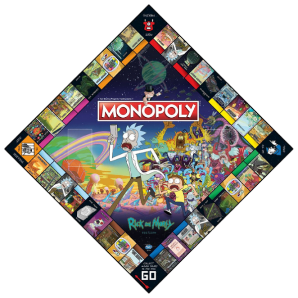 Joc de masă Winning Moves Rick and Morty Monopoly, 12+ photo 2