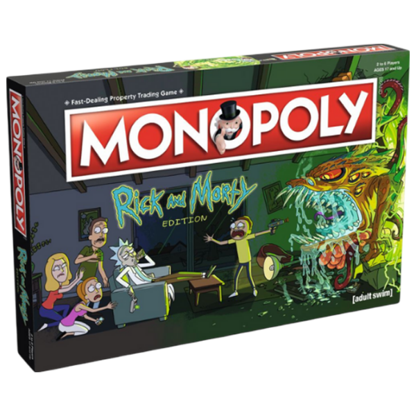 Joc de masă Winning Moves Rick and Morty Monopoly, 12+ photo 3