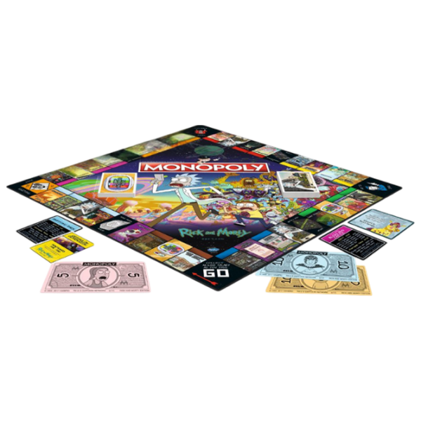 Joc de masă Winning Moves Rick and Morty Monopoly, 12+ photo 4