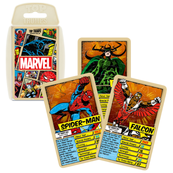 Настольная игра Winning Moves Top Trumps Marvel Comics Retro Развитие, 6+ photo 1