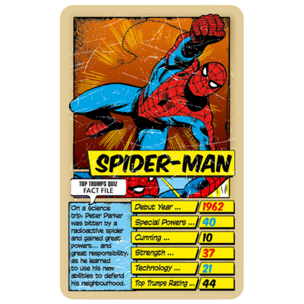 Настольная игра Winning Moves Top Trumps Marvel Comics Retro Развитие, 6+ photo 3