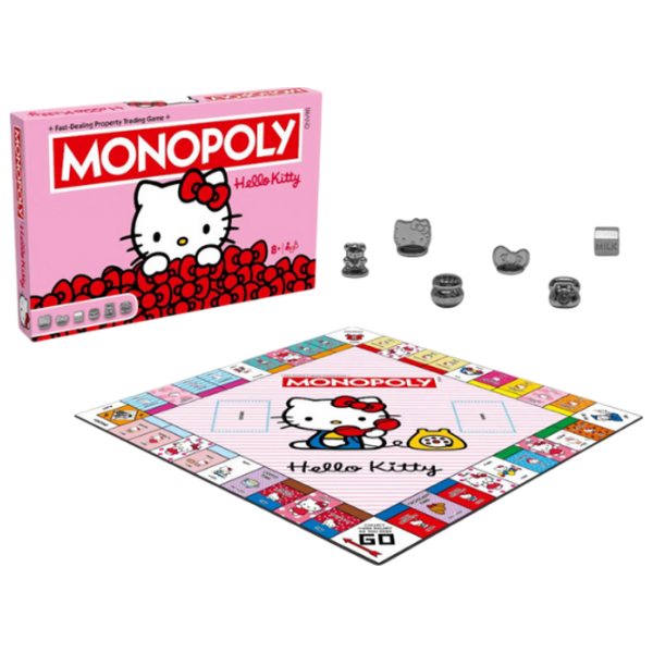Joc de masă Winning Moves Hello Kitty Monopoly, 3+ photo 1