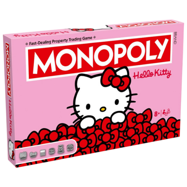 Joc de masă Winning Moves Hello Kitty Monopoly, 3+ photo 3