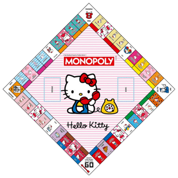 Joc de masă Winning Moves Hello Kitty Monopoly, 3+ photo 5