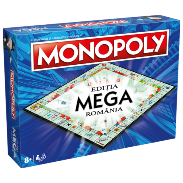 Joc de masă Winning Moves Mega România Monopoly, 6+ photo 3