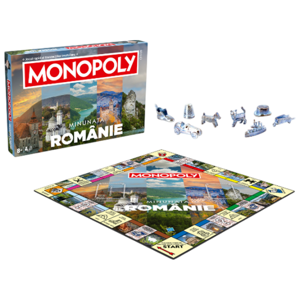 Настольная игра Winning Moves Замечательная Румыния Monopoly, 6+ photo 3