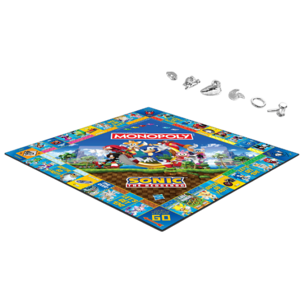 Joc de masă Winning Moves Sonic The Hedgehog Monopoly, 6+ photo 2