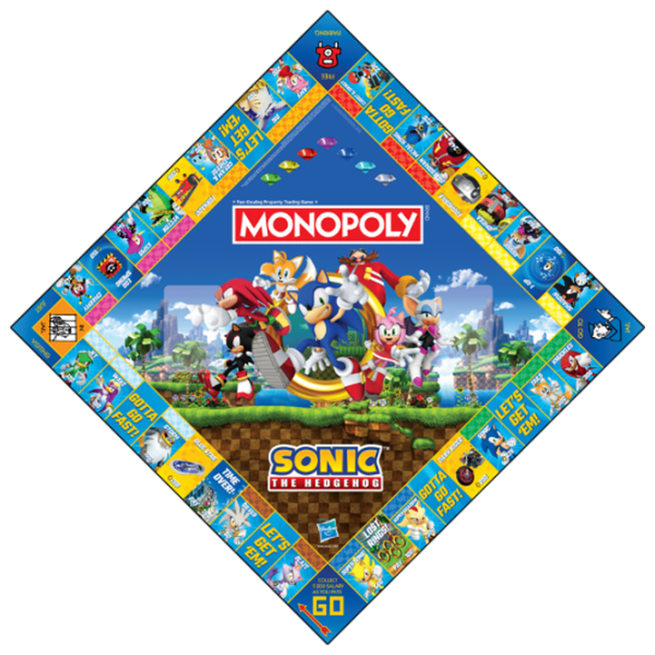Joc de masă Winning Moves Sonic The Hedgehog Monopoly, 6+ photo 3