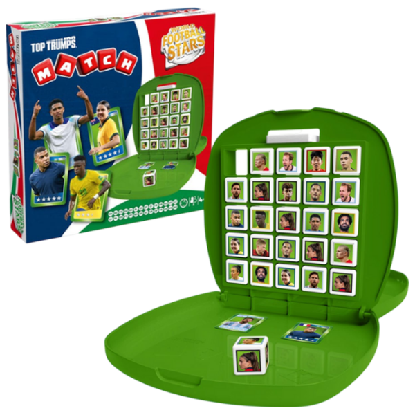 Настольная игра Winning Moves Top Trumps Match World Football Stars Логическая игра, 6+