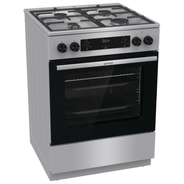 Aragaz Gorenje GK6C4XF Inox Tipul plitei: Pe gaz, 71 l, Tipul cuptorului: Electric photo 2