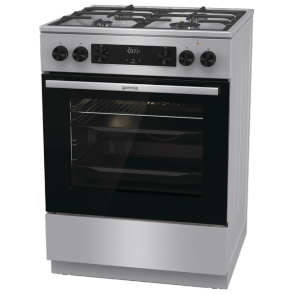Aragaz Gorenje GK6C4XF Inox Tipul plitei: Pe gaz, 71 l, Tipul cuptorului: Electric photo 3