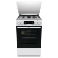 Aragaz Gorenje GK5C63WF White Tipul plitei: Pe gaz, 62 l, Tipul cuptorului: Electric