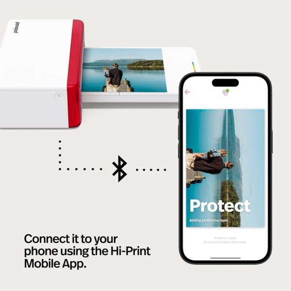 Foto imprimantă Polaroid Hi-Print 4x6 Photo Printer Bundle White  photo 8