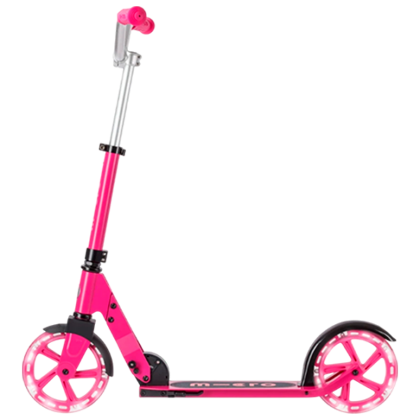 Trotinetă pentru copii cu două roți Micro Cruiser LED (SA0257) Pink 5 ani, 100 kg, Din PU photo 3