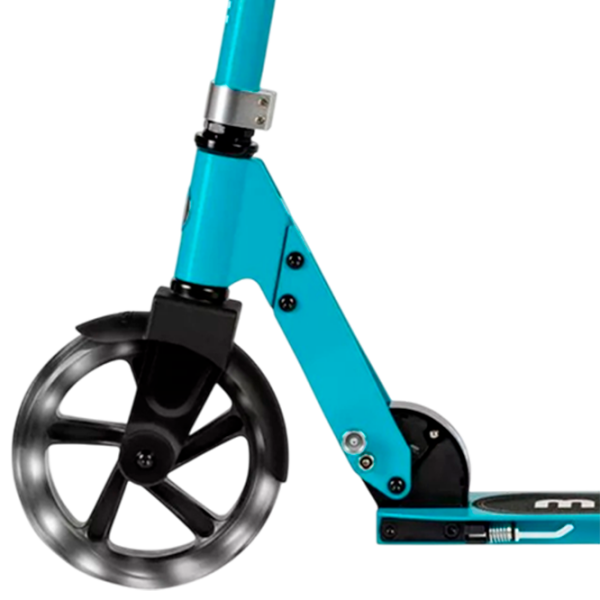 Детский двухколёсный самокат Micro Cruiser LED (SA0199) Aqua 5 лет, 100 кг, Полиуретановые photo 5