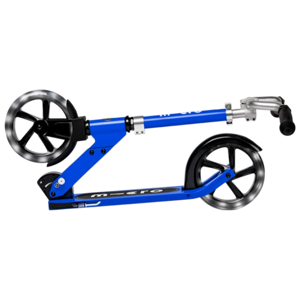 Trotinetă pentru copii cu două roți Micro Cruiser LED (SA0197) Blue 5 ani, 100 kg, Din PU photo 3