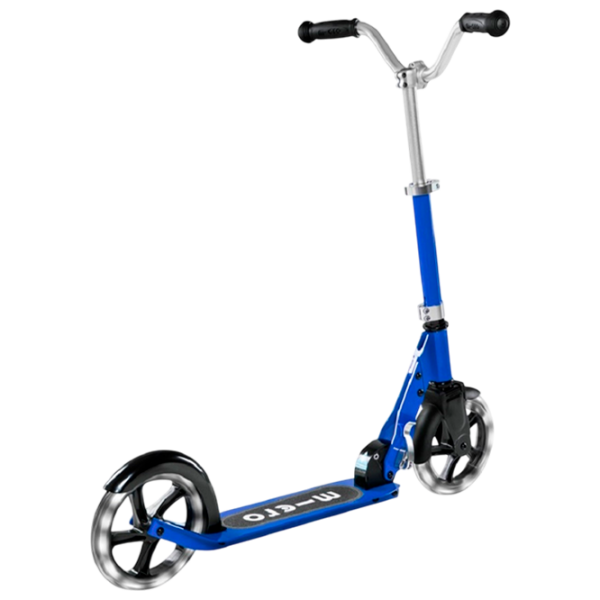 Trotinetă pentru copii cu două roți Micro Cruiser LED (SA0197) Blue 5 ani, 100 kg, Din PU photo 4