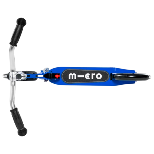 Trotinetă pentru copii cu două roți Micro Cruiser LED (SA0197) Blue 5 ani, 100 kg, Din PU photo 5