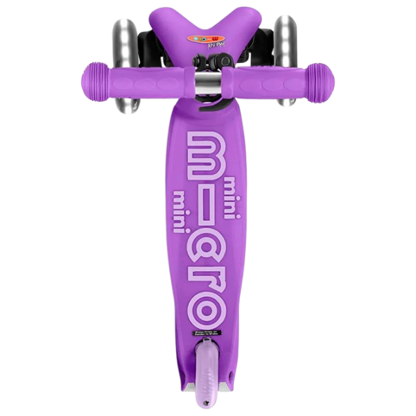 Trotinetă pentru copii cu trei roți Micro Mini Deluxe LED (MMD141) Purple 2 ani, 50 kg, Din PU photo 5