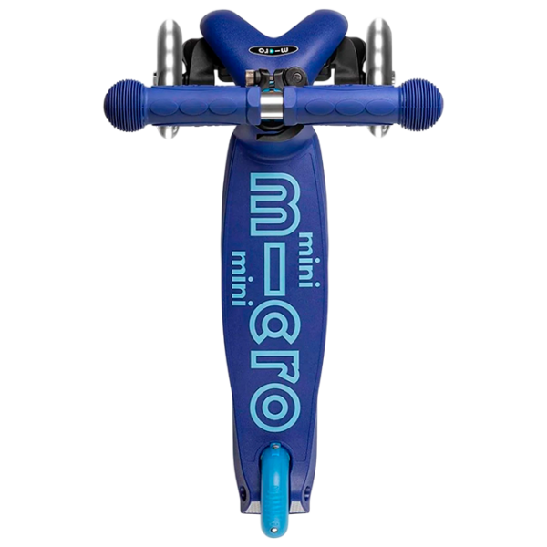Trotinetă pentru copii cu trei roți Micro Mini Deluxe LED (MMD142) Blue 2 ani, 50 kg, Din PU photo 4