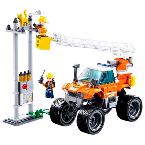 Constructor Sluban Rescue vehicle Orange Numărul de piese 272, 6+ photo 3
