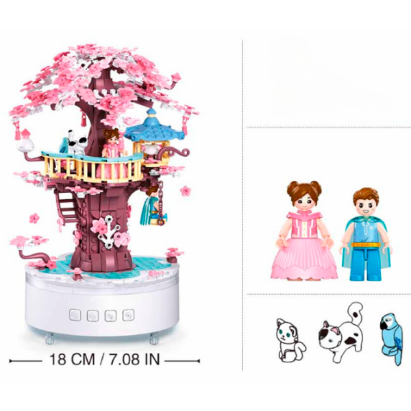 Constructor Sluban Tree house Pink Numărul de piese 577, 8+ photo 4