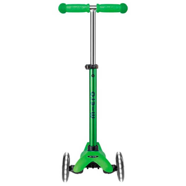 Trotinetă pentru copii cu trei roți Micro Mini Deluxe LED (MMD174) Green Blue 2 ani, 50 kg, Din PU photo 4