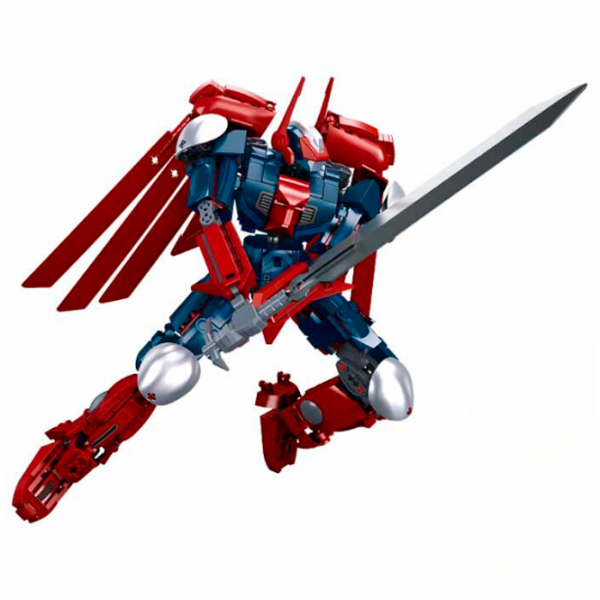 Constructor Sluban Kryptonian war robot Red Numărul de piese 538, 6+ photo 4