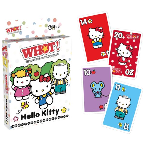 Joc de masă Winning Moves WHOT! Hello Kitty Carti de joc, 5+ photo 1